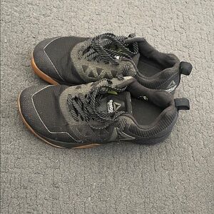 Reebok Men's Black and Brown Athletic Shoes